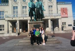 La prof. Agazzi e le studentesse di LLEP a Weimar (2018)